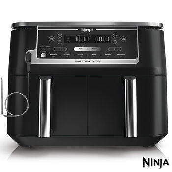Ninja AF451UK Foodi MAX Dual Zone Air Fryer with Smart Cook System in Black