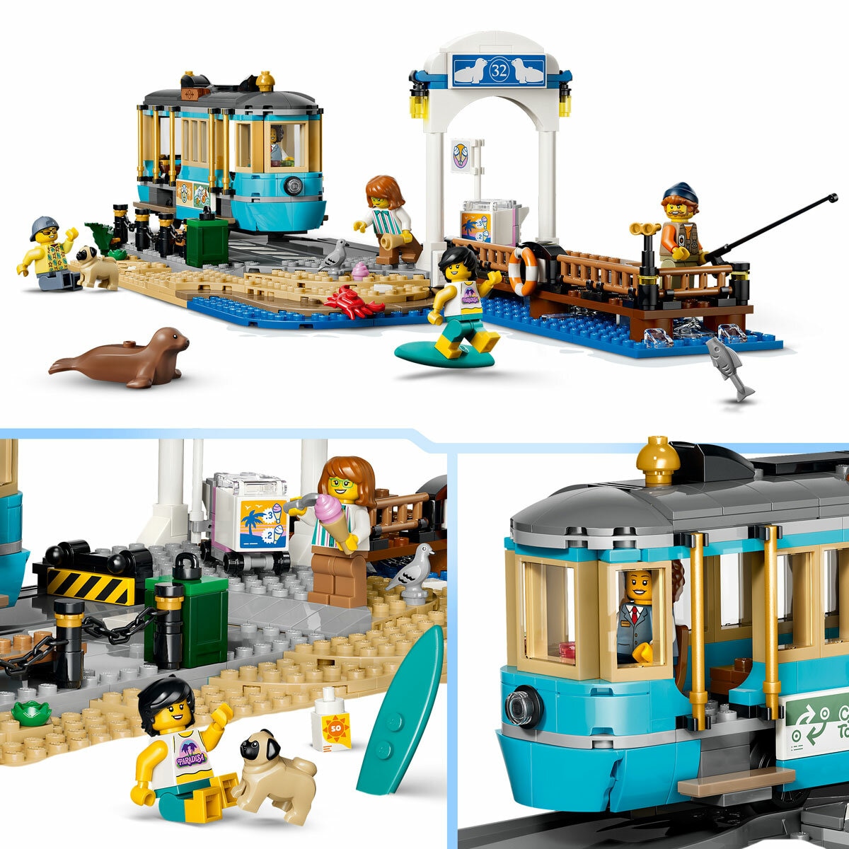 LEGO City Classic Beach Streetcar - Model 60506 (7+ Years) LEGO City Classic Beach Streetcar - Model 60506 (7+ Years)