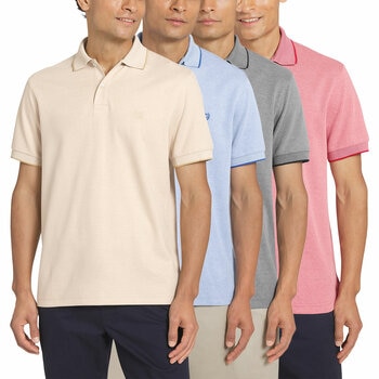 Chaps Men's Birdseye Pique Polo Shirt