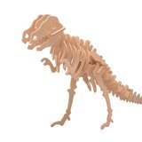 Cut out oimage of wooden dinosaurs