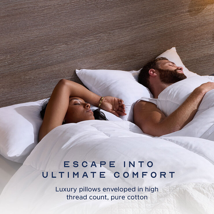 Snuggledown Clusterdown Synthetic Pillows, 4 Pack