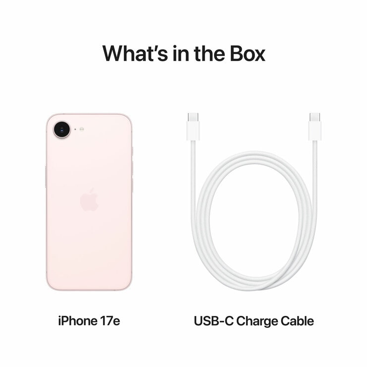 Apple iPhone 17e 256GB Sim Free Mobile Phone in Soft Pink,
