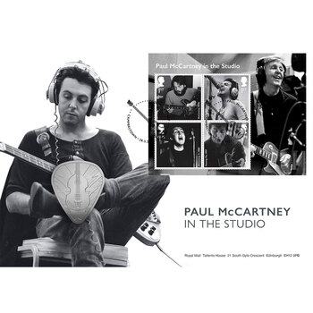 Royal Mail® Paul McCartney 'In the Studio' Medal Cover Souvenir