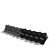 Puma Men's Trainer Sock 10 Pack in Black