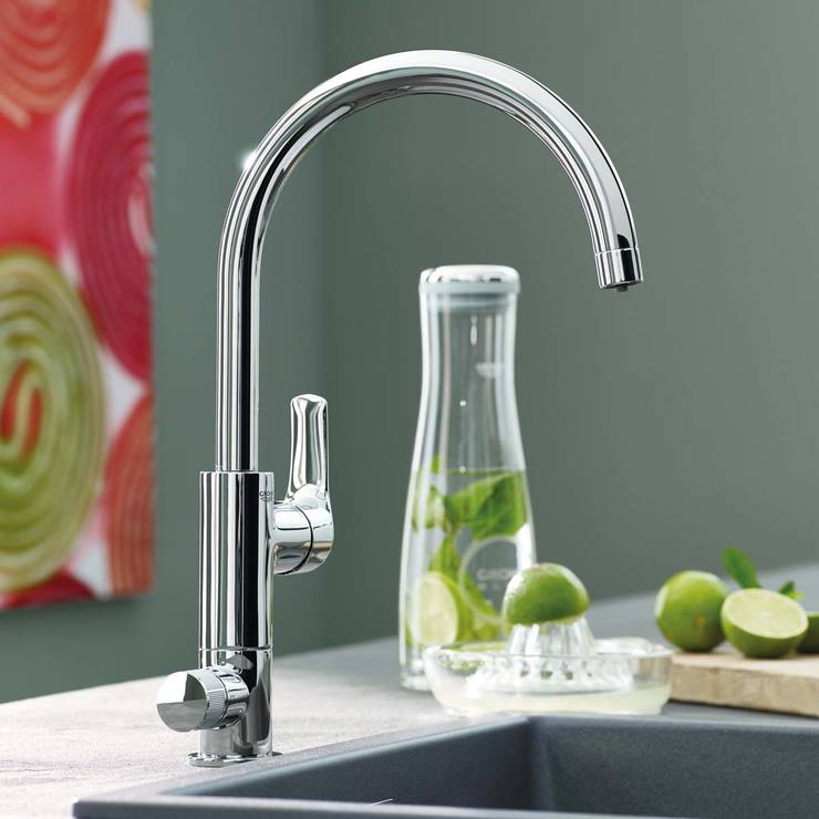 GROHE Blue Pure Eurosmart Home Filter Tap Starter Kit in Chrome Model