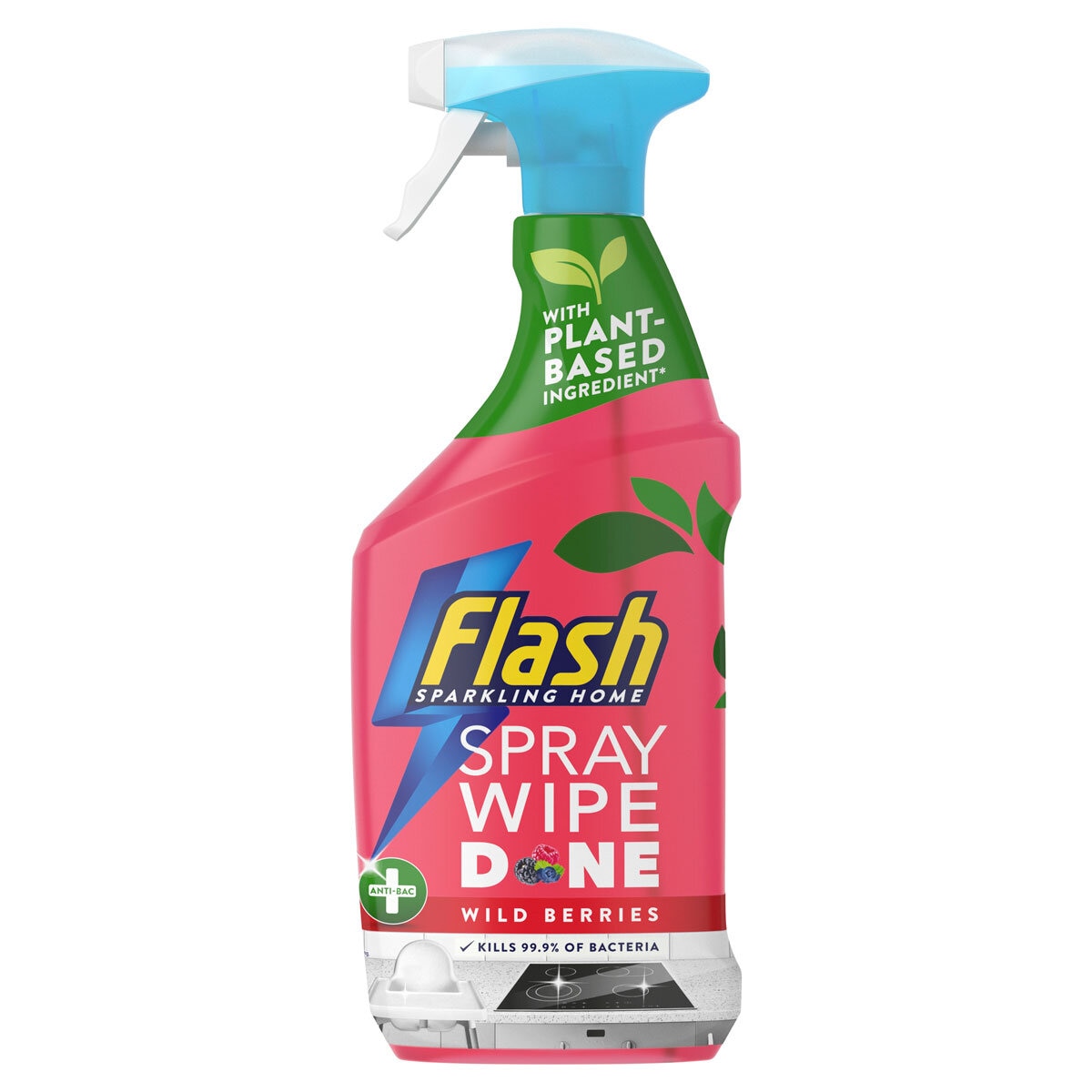 Flash Spray Wipe Done Wild Berries, 800ml