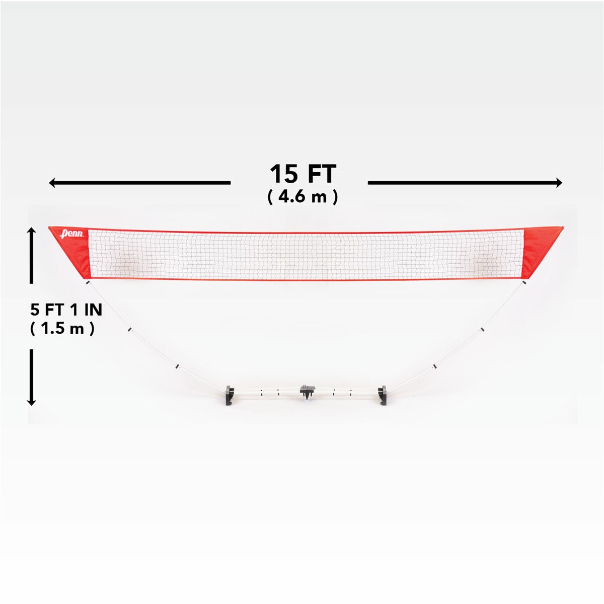 Studio image of the net dimensions