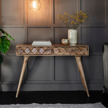 Gallery Tuscany Burnt Wax Console Table