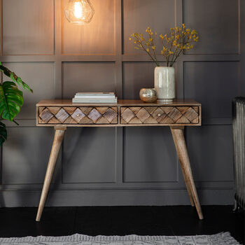 Gallery Florence Burnt Wax Console Table