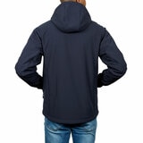 Kirkland Signature Men's Sherpa Lined Softshell Jacket in Blue