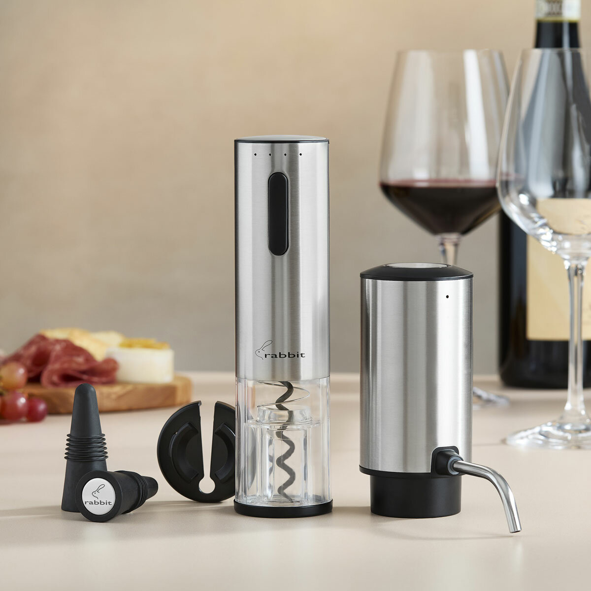 Lifestyle image of Rabbit Electrical 5 Piece Wine Set