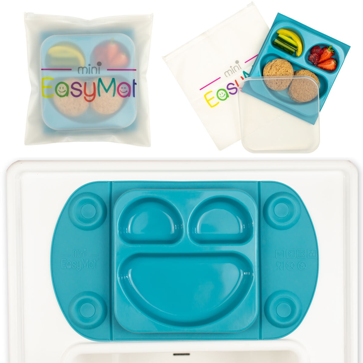 EasyTots Full Weaning Set, 5 Piece - Teal
