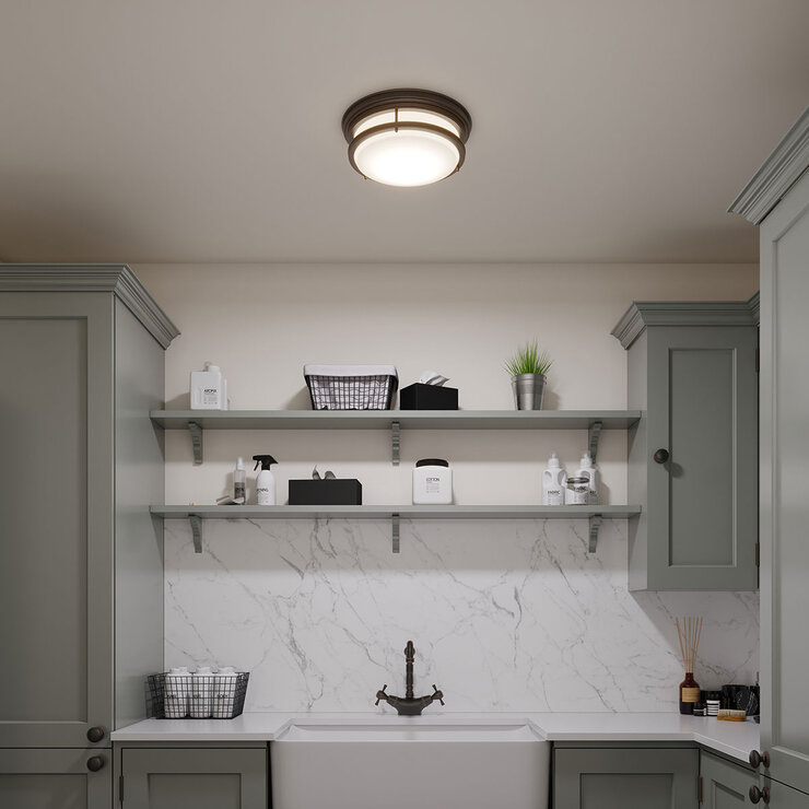 Hadley 3 Light Flush - Oil Rubbed Bronze Hadley 3 Light Flush - Oil Rubbed Bronze
