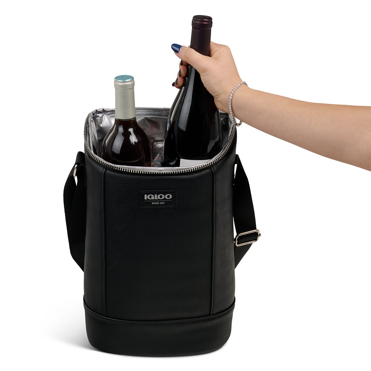 Igloo Wine Tote in Black
