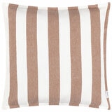 Yard Hayle Rust Striped Indoor Outdoor Cushion, 50 x 50 cm