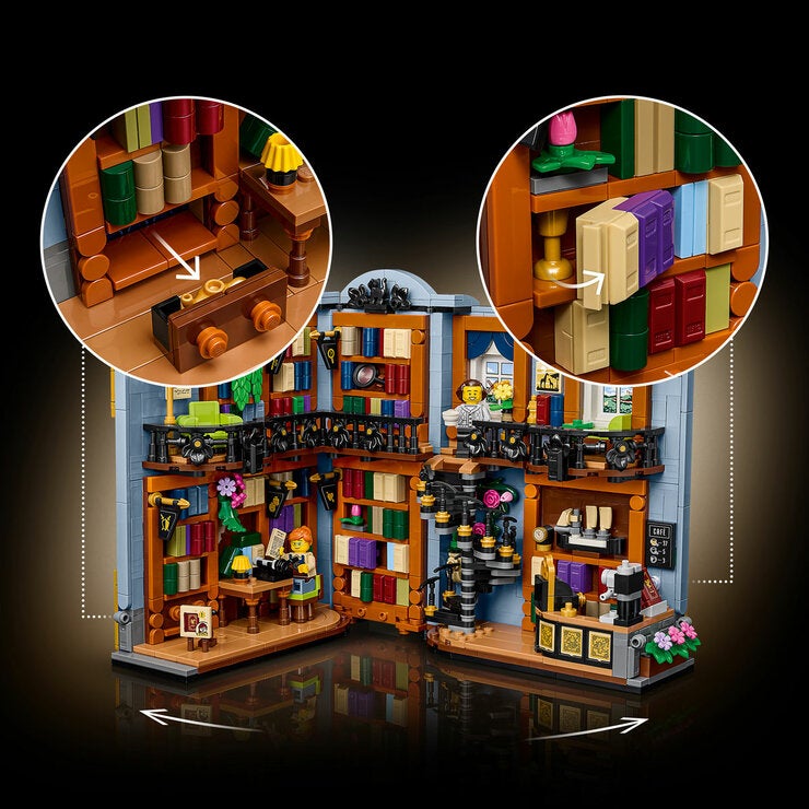 LEGO Icons Bookstore: Book Nook - Model 11379 (18+ Years)