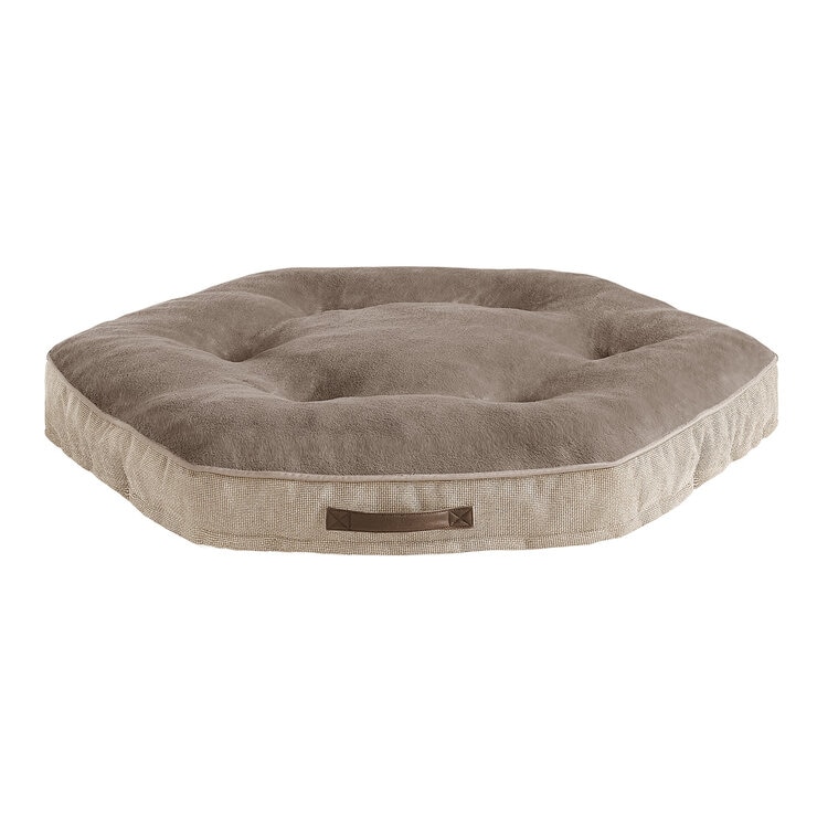 Kirkland Signature Hexagon Napper Pet Bed 42" (106.7cm) in Taupe Pattern Kirkland Signature Hexagon Napper Pet Bed 42" (106.7cm) in Taupe Pattern