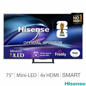 Hisense 75E8QTUK 75 Inch Mini LED HD Smart TV
