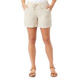 Briggs Ladies Linen Short in Tan