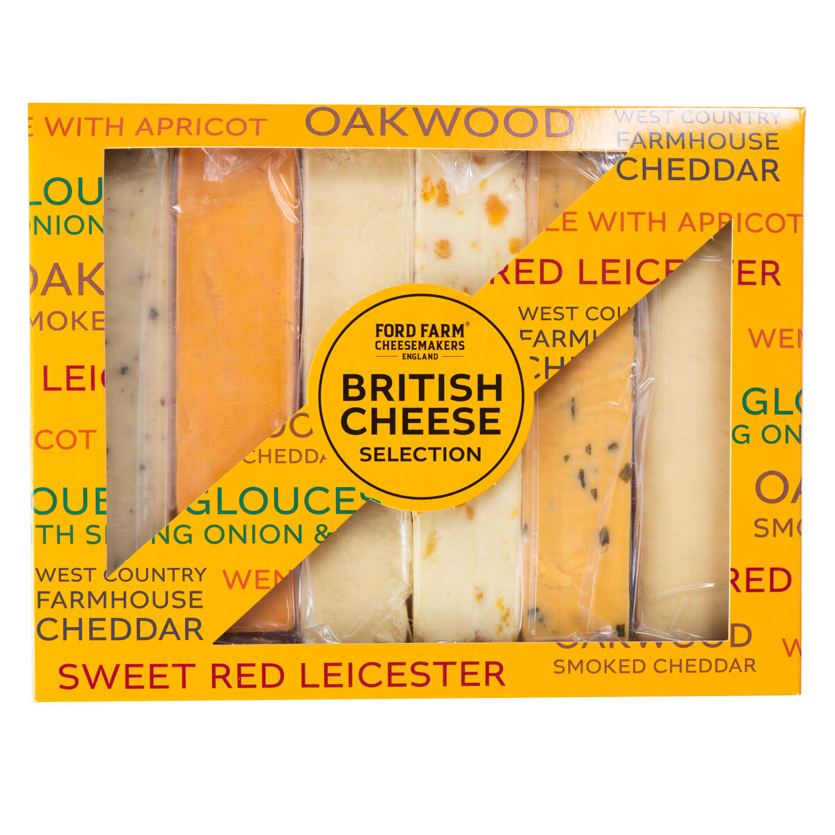 British Cheese Selection, 12 x 200g (Serves 48 people)
