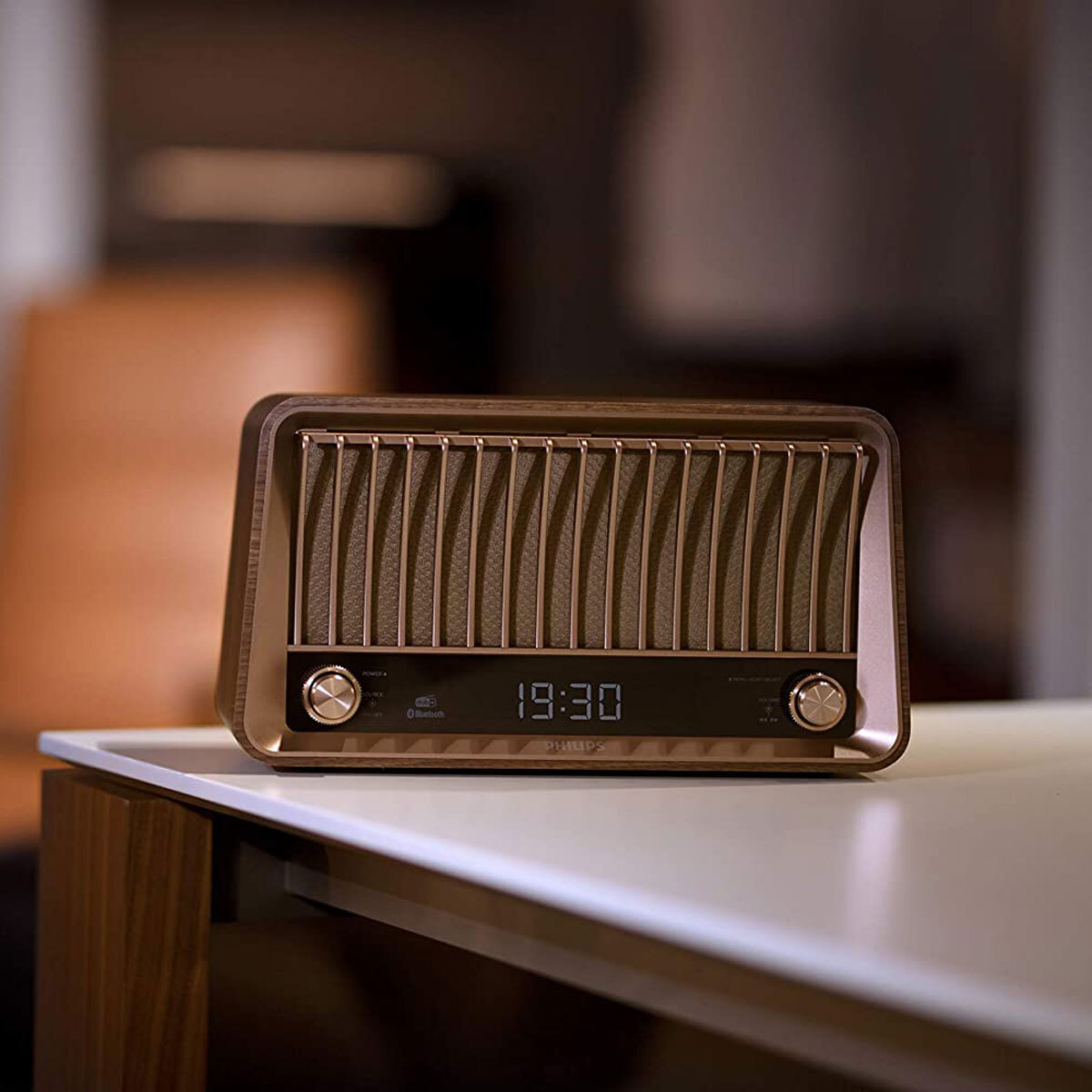 Philips Wooden Bluetooth DAB+ Radio 20W, TAVS700/10 Costco UK