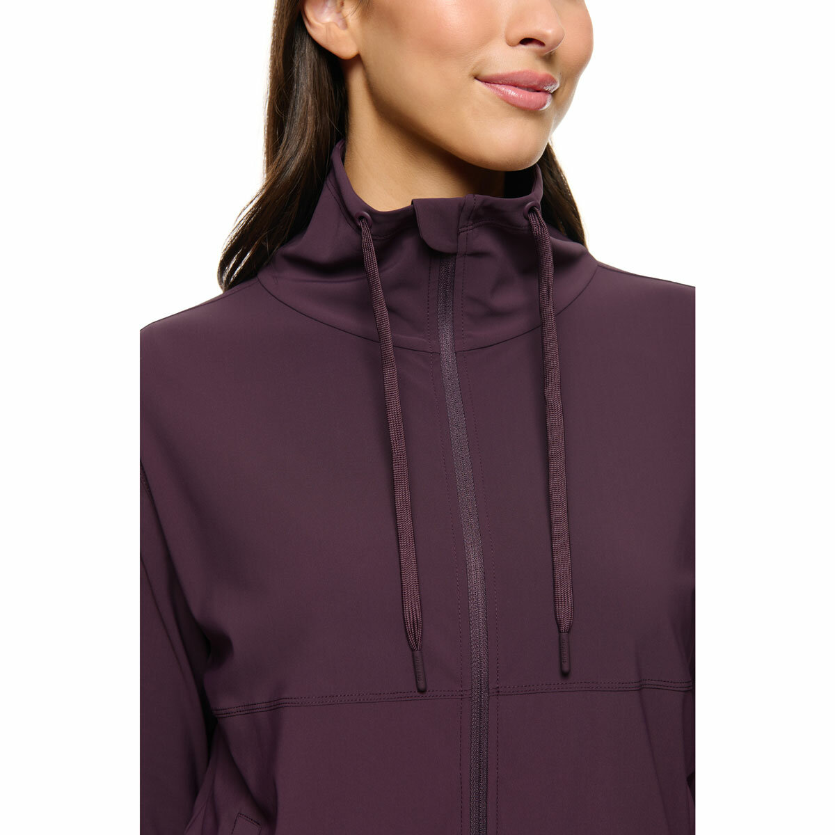 Kirkland Signature Women's Full Zip Active Jacket in Purple