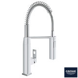 GROHE Eurocube Single-Lever Spring Mixer Tap in Chrome - Model 31395000