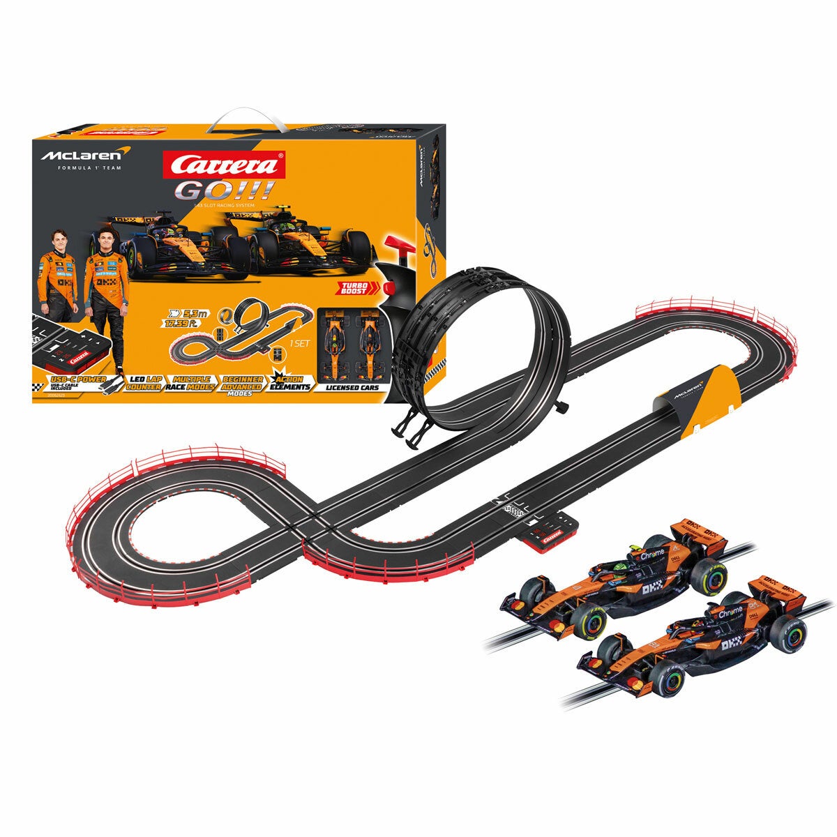 Carrera GO!!! McLaren Racing Slot Racing Set (6+ Years)