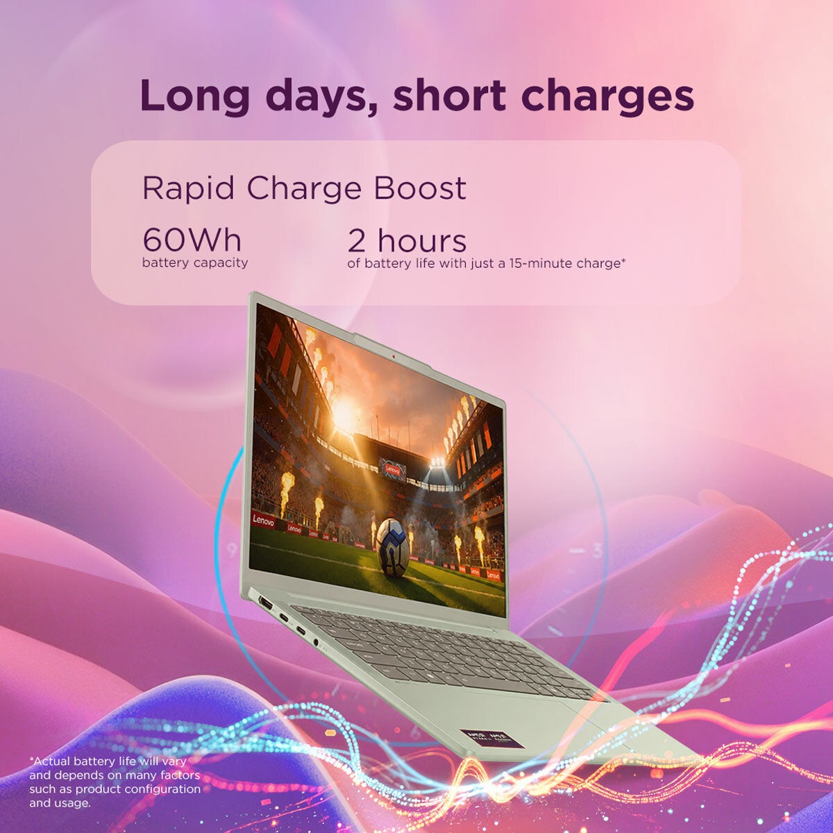 Lenovo IdeaPad Slim 5, Copilot+ PC, AMD Ryzen AI 5, 16GB RAM, 512GB SSD, 14 inch Laptop, 83S1000SUK