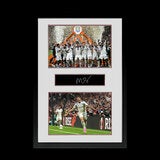 Morgan Rogers Signed Aston Villa Europe League Plaque Iconic Frame in 2 Options: White or Black