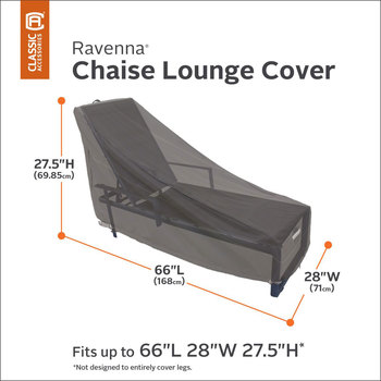 Classic Accessories Ravenna Medium Patio Chaise Lounge Cover