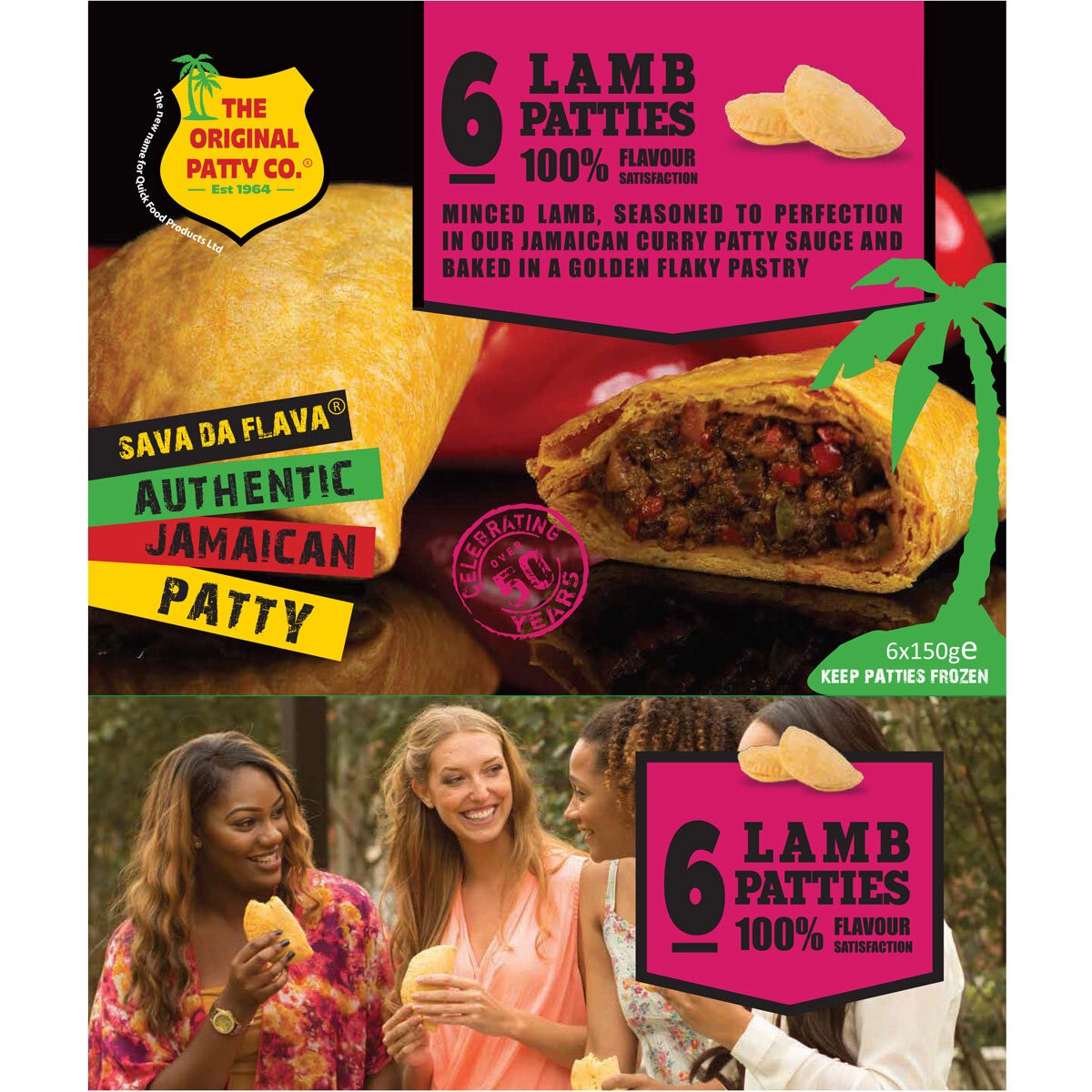 Pack Of Original Patty Co Lamb Patties