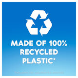 Made of 100% recycled plastic