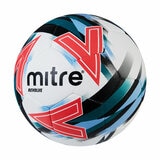 Studio image of the Mitre Revolve Football Size 5 in Red