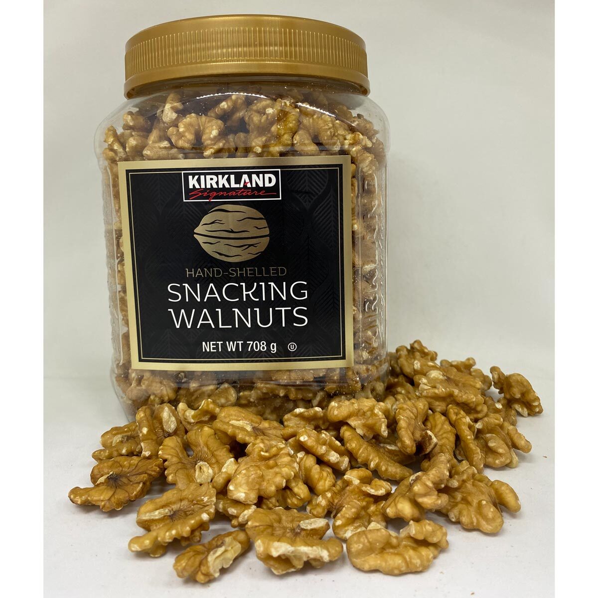 Kirkland Signature Hand-Shelled Snacking Walnuts, 708g