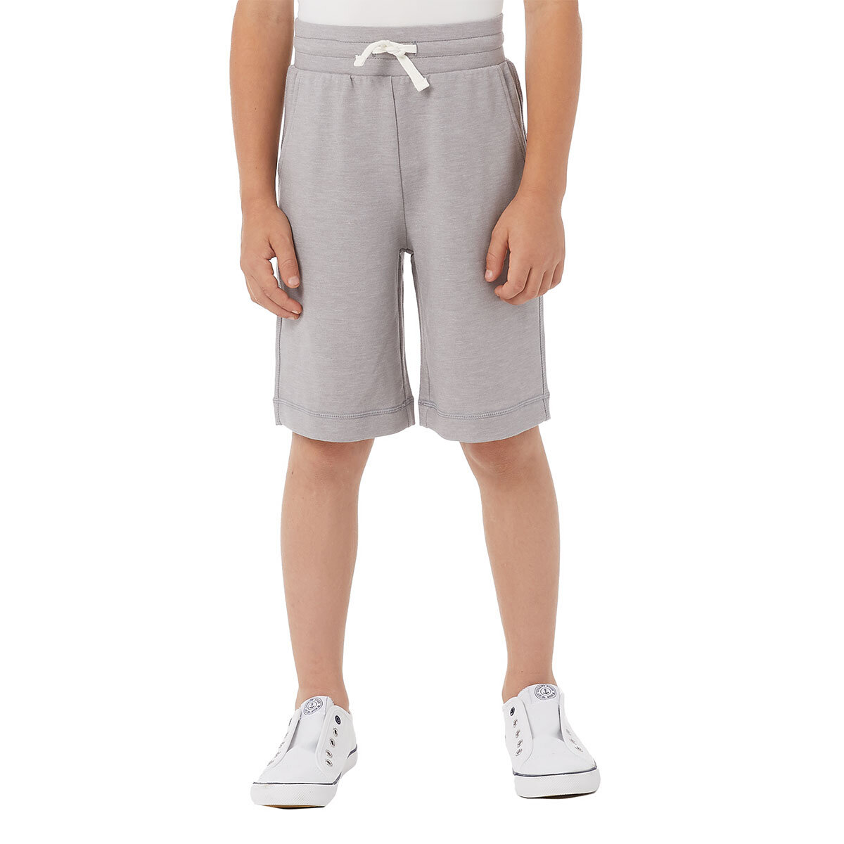 image of front of dark grey shorts