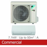 Installed Daikin Sensira 7.1kW Single Split Air Conditioning Unit for Commercial Use