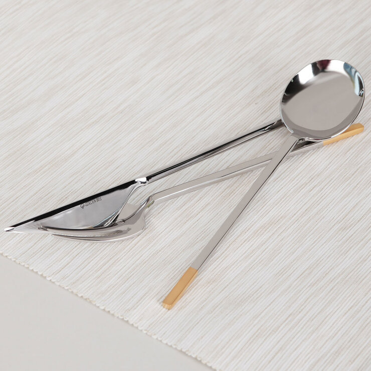 Golden Bell Gold Cutlery Set