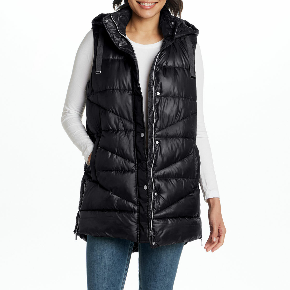 Weatherproof Women's Long Vest