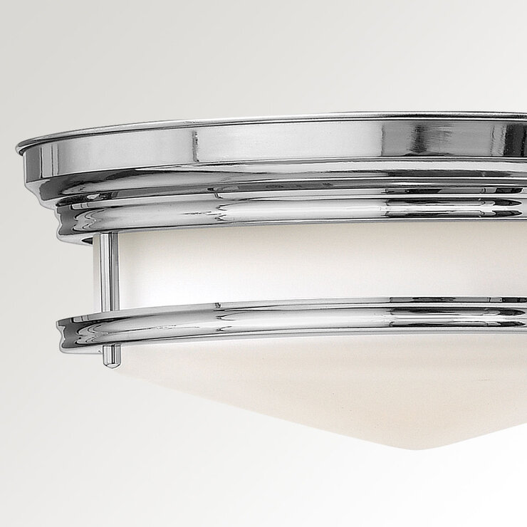 Hadley 3 Light Flush - Chrome Hadley 3 Light Flush - Chrome