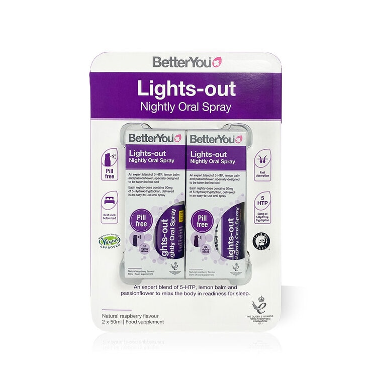 BetterYou Lights Out Oral Spray, 2 x 50ml BetterYou Lights Out Oral Spray, 2 x 50ml