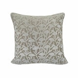 Malini Cassia Taupe Velvet Feather Fill Cushion, 50 x 50 cm