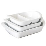 Over & Back Porcelain Serving 3 Piece Set