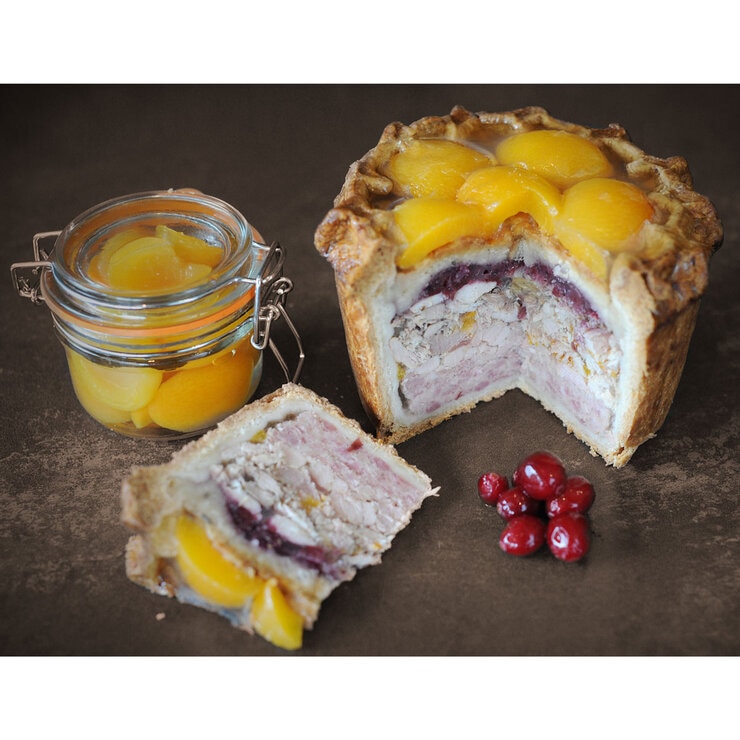 Apricot and Poultry Pork Pie