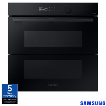 Samsung Series 5 Dual Cook Flex NV7B5750TAK/U4 76L Smart Oven, A+ Rating in Black Samsung Series 5 Dual Cook Flex NV7B5750TAK/U4 76L Smart Oven, A+ Rating in Black