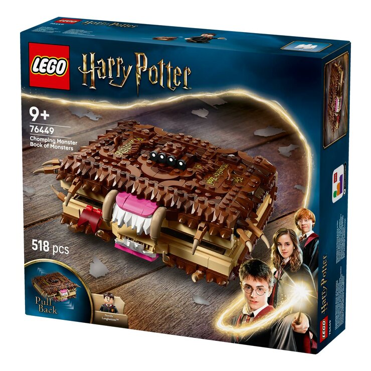 LEGO Harry Potter Chomping Monster Book of Monsters - Model 76449 (9+ Years)