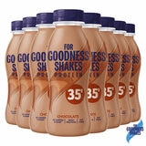 For Goodness Shakes, Protein Chocolate Shake 35g, 8 x 330ml