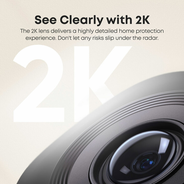eufy C220 2K Pan-Tilt Smart Indoor Camera 3 Pack - No Monthly Fees