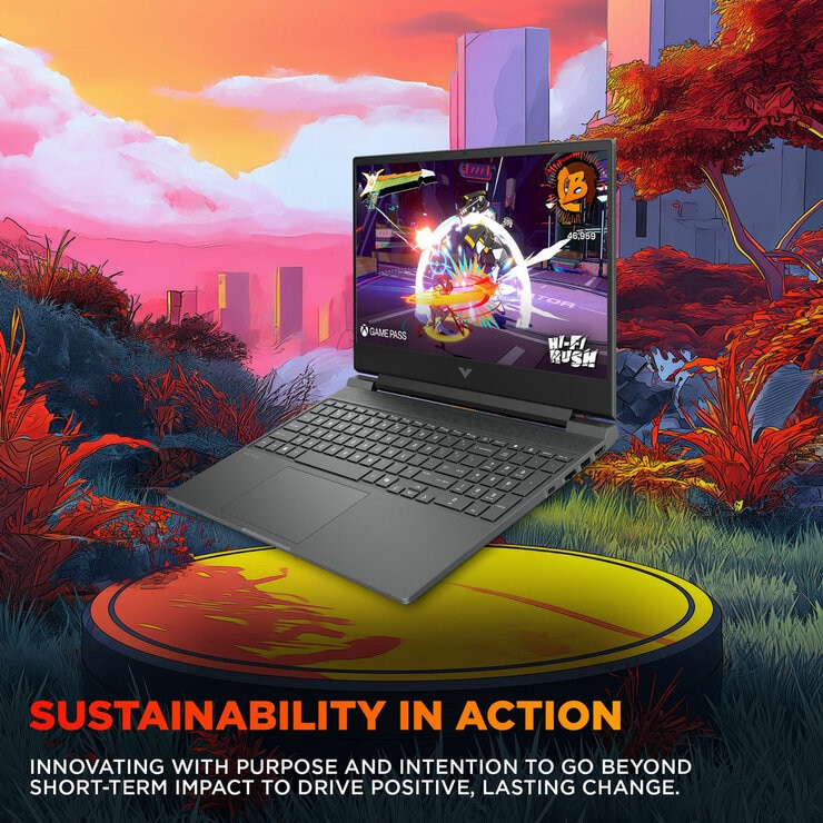 HP Victus, AMD Ryzen 5, 16GB RAM, 1TB SSD, NVIDIA GeForce RTX 5050, 15.6 inch Gaming Laptop, 15-fb3004na