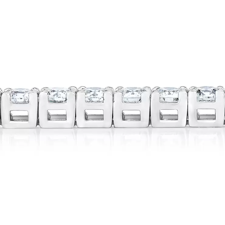 8ctw Diamond Tennis Bracelet, 18ct White Gold